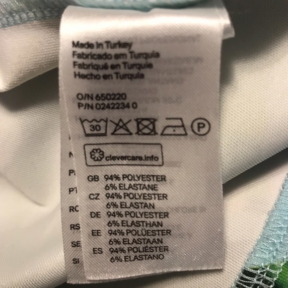 Asymmetrical Tropical Floral Mini Dress - Picture 4 of 4